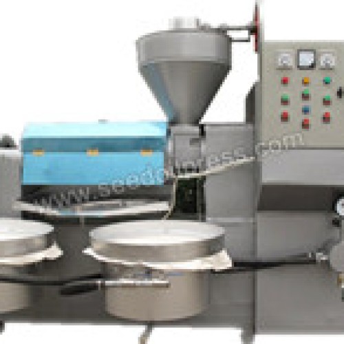 Integrated screw oil press